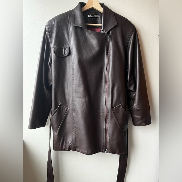 Vintage Designer Nancy Lord Leather Jacket - Picture 5 of 11